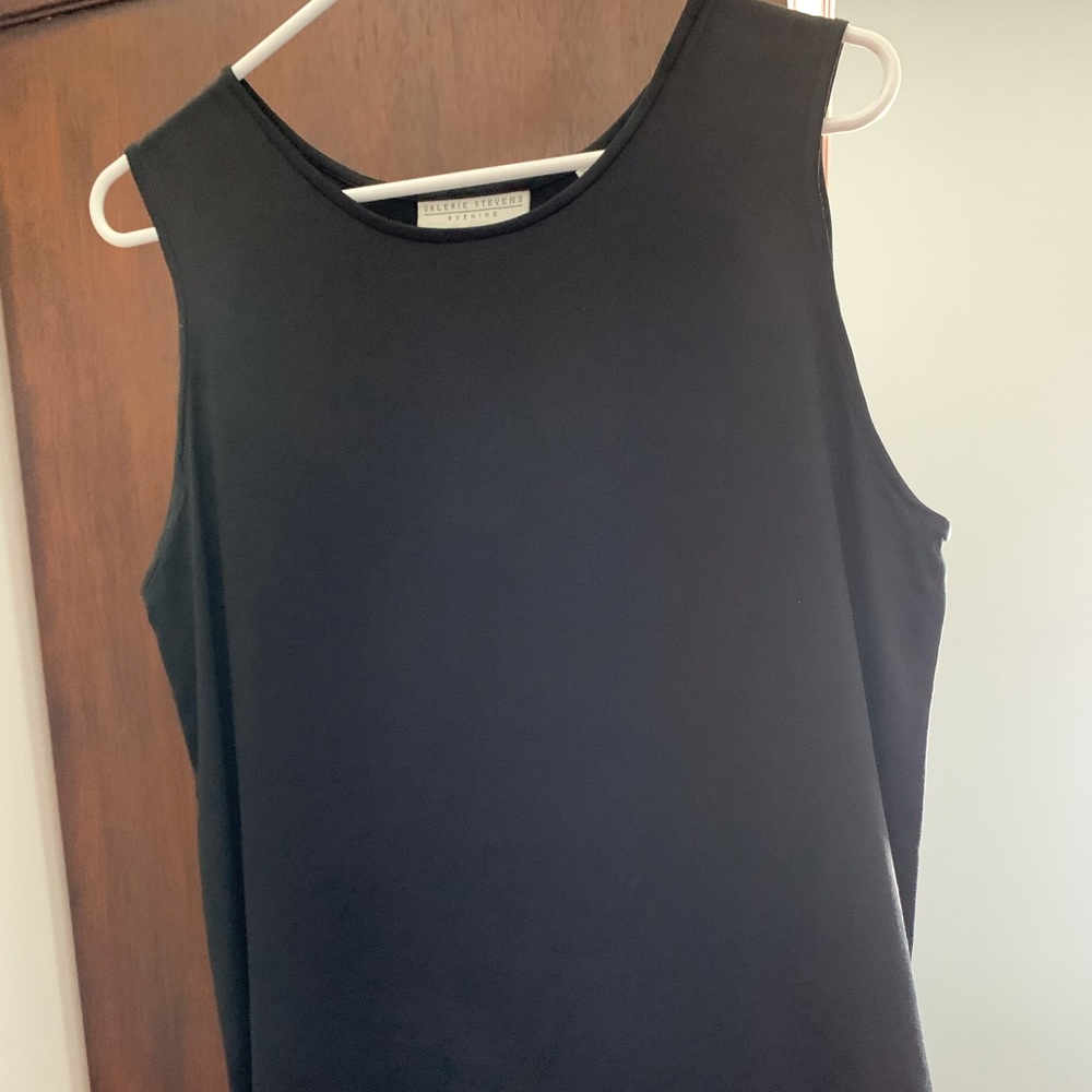Valerie Stevens Evening black 100% SILK blouse